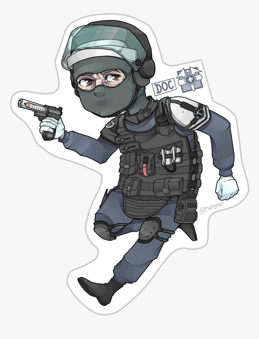- Rainbow Six Siege Doc Art Clipart , Png Download, Transparent Png
