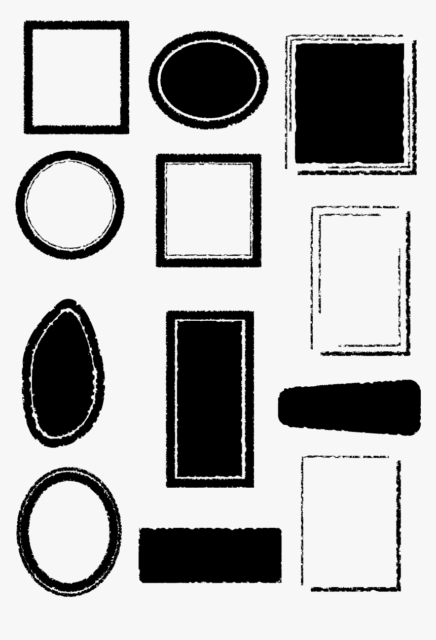 Chinese Style Black Border Seal Png And Vector Image, Transparent Png