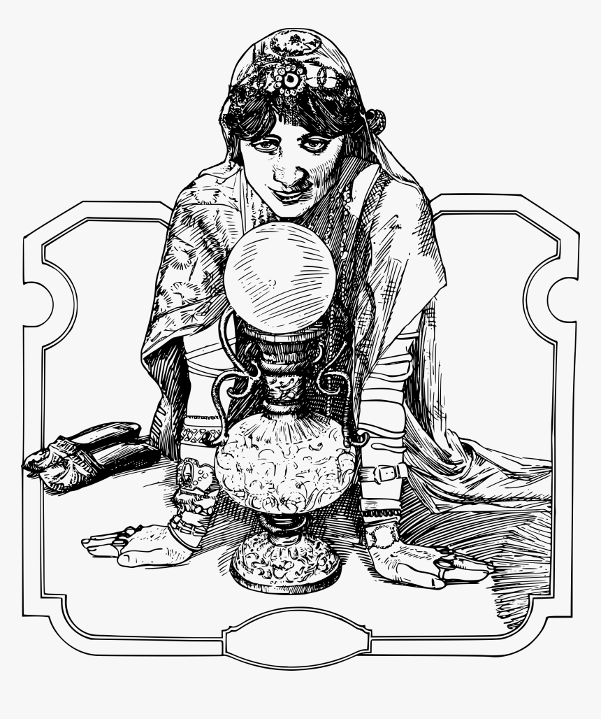 Crystal Ball Fortuneteller Clip Arts, HD Png Download