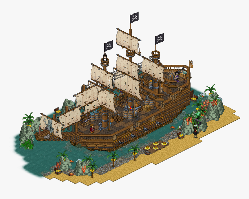 Pirate Ship Png, Transparent Png