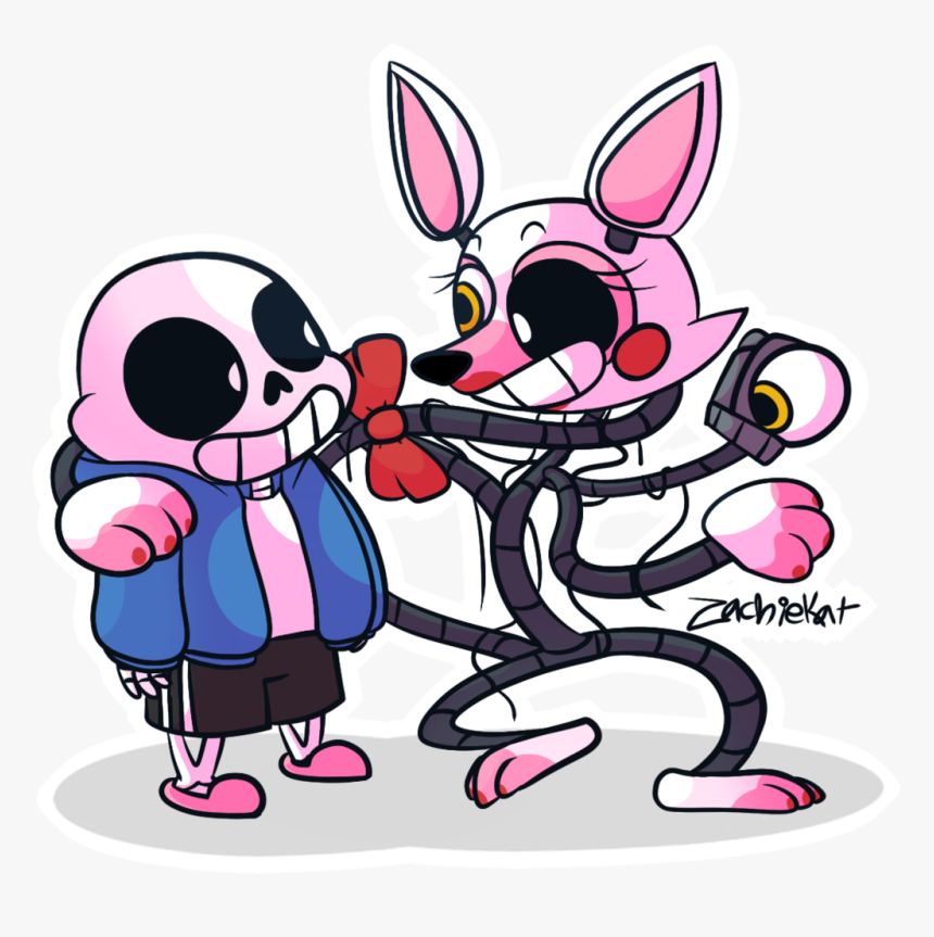 Hd Mangle Fnaf And Sans Undertale Transparent Png Image, Png Download