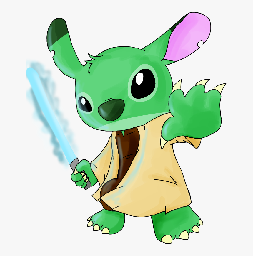 Yoda Stitch By Leniproduction, HD Png Download