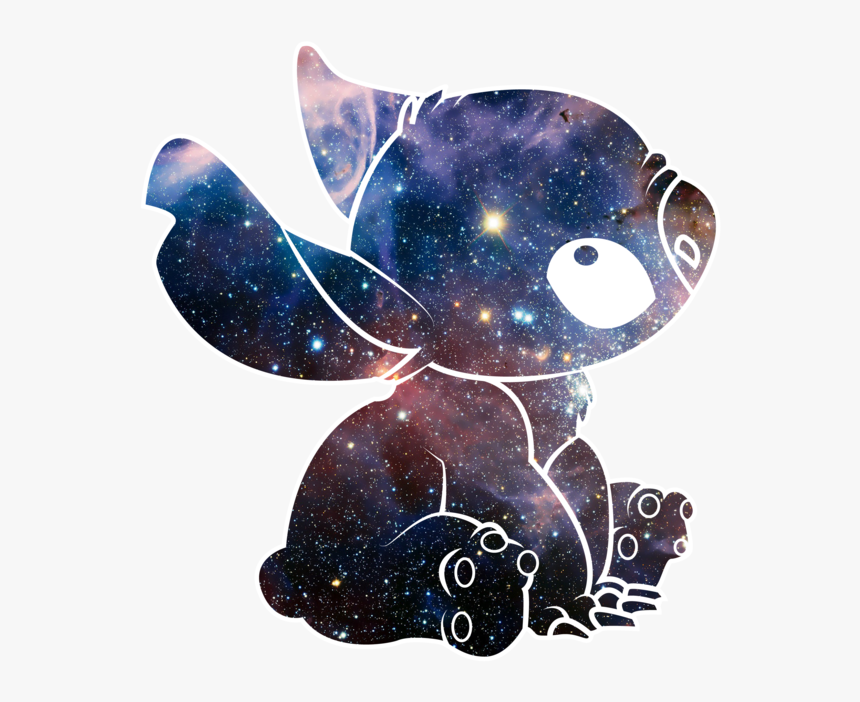 Stitch Drawing Galaxy, HD Png Download