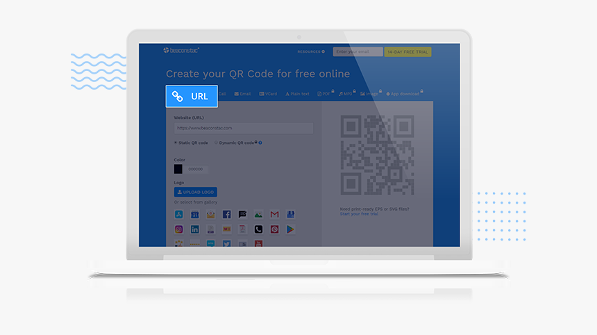 Select The Type Of Qr Code, HD Png Download