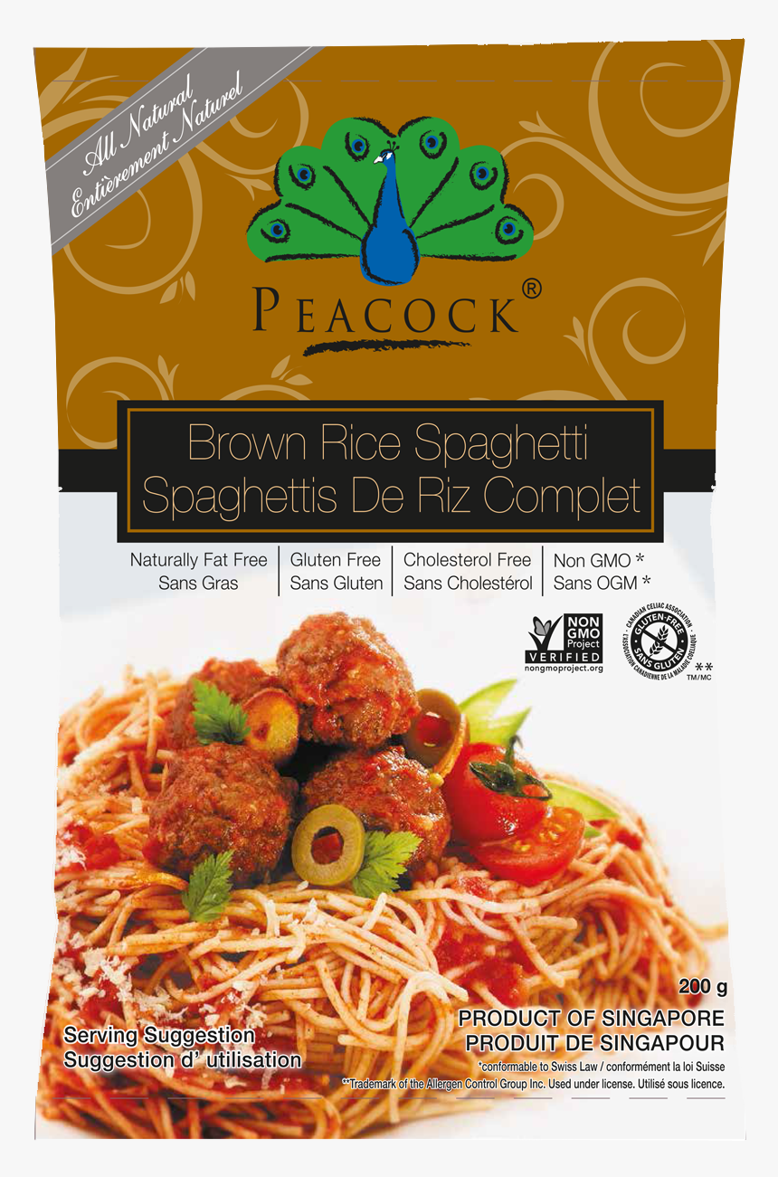 Brown Rice Spaghetti, HD Png Download