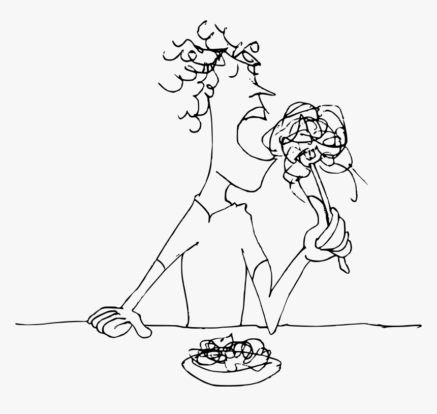 Eating Spaghetti Clip Arts, HD Png Download