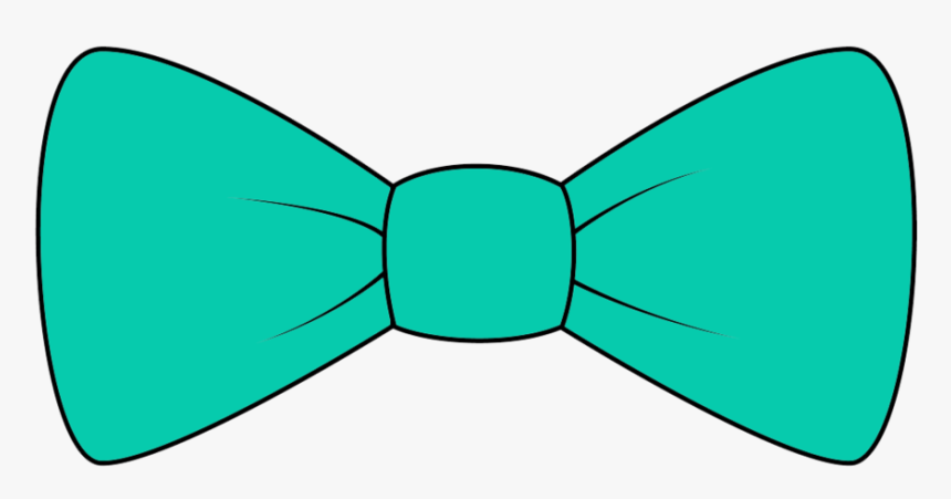 Teal Bow Tie Clipart, HD Png Download