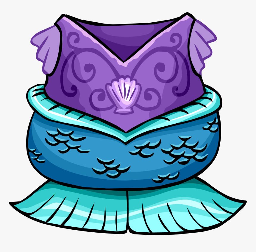 Club Penguin Mermaid Tail Clipart , Png Download, Transparent Png