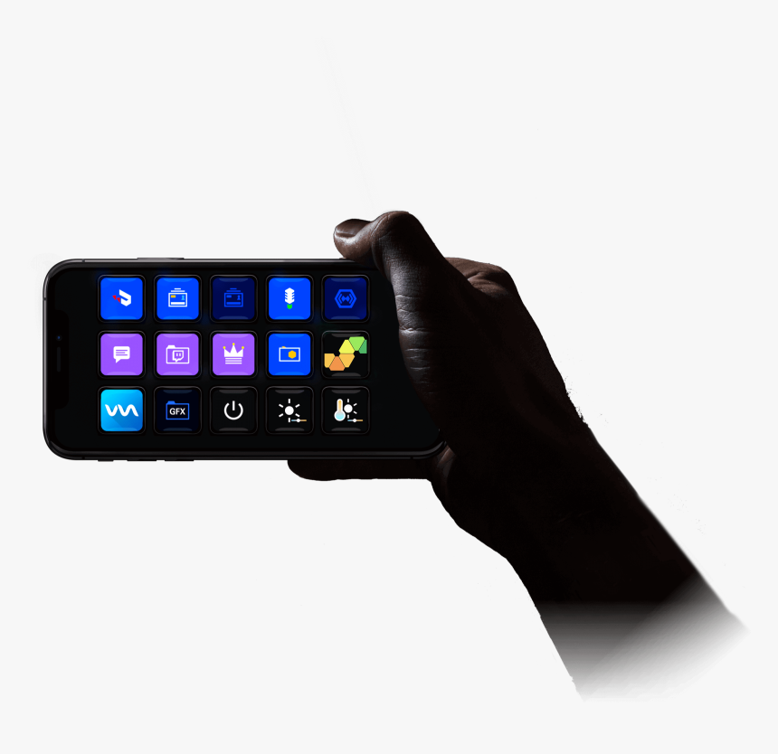 Mobile In Hand Png, Transparent Png