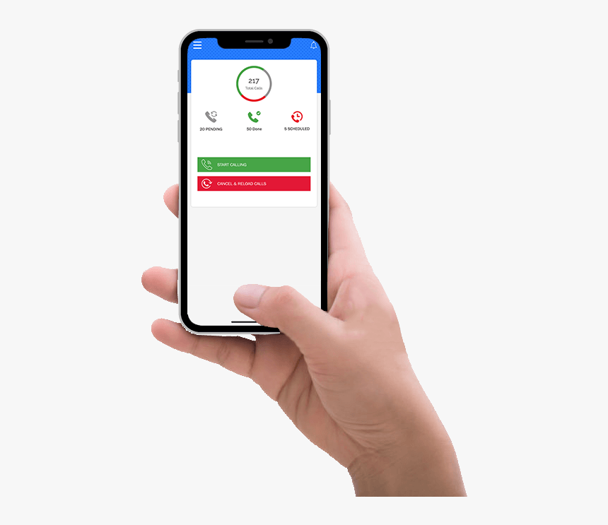 Mobile In Hand Png, Transparent Png