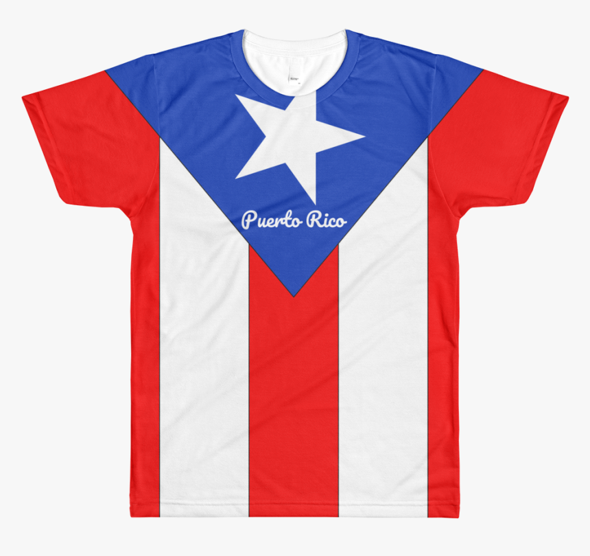 Puerto Rico Flag All Over Printed T Shirt, HD Png Download