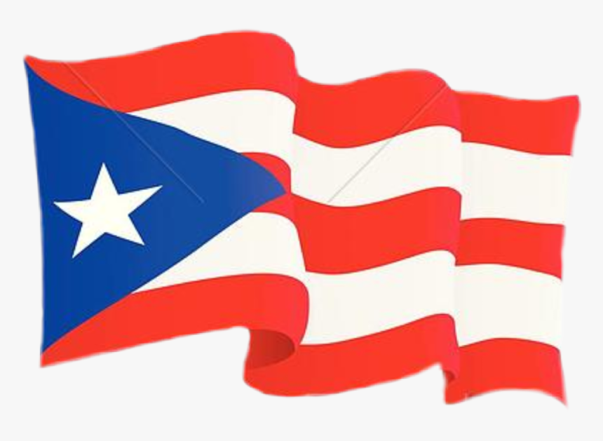 #puertorico #flag #redandblue, HD Png Download