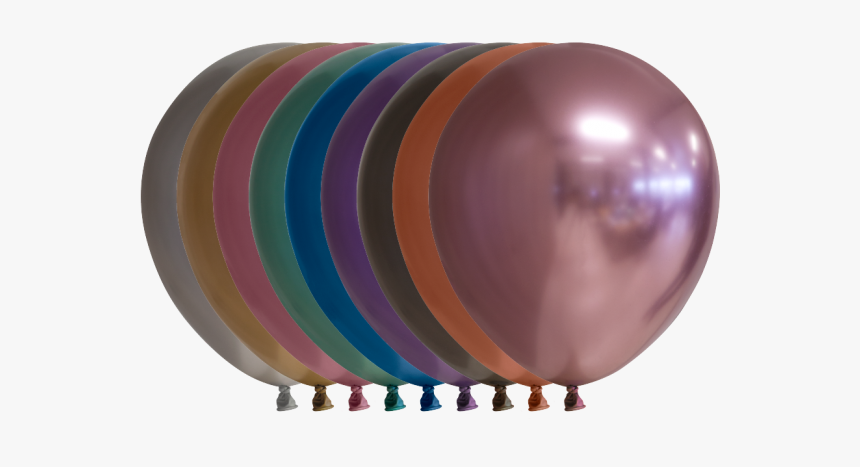 100 Chrome / Mirror Balloons, 5, HD Png Download