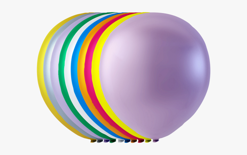 100 Balloons Metallic/pearl, 12, HD Png Download