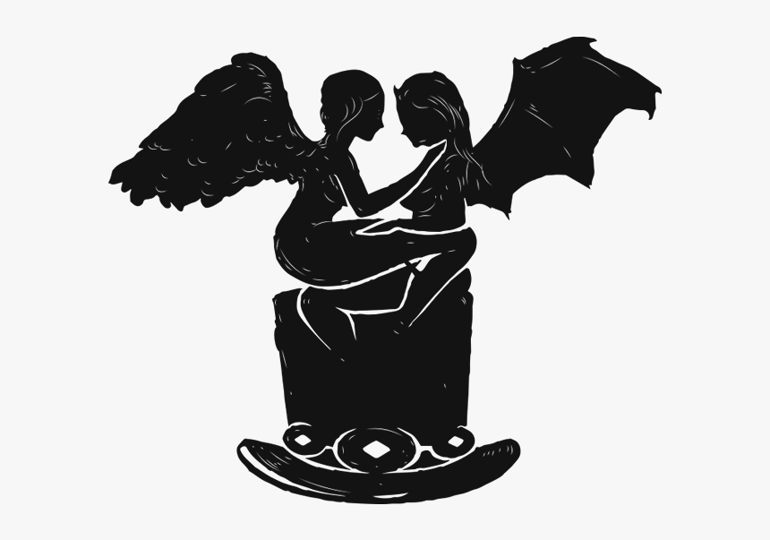 Transparent Angel Devil Png, Png Download