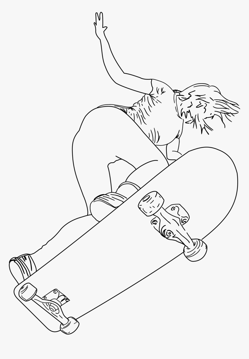 Alexa Skateboard Clip Arts, HD Png Download