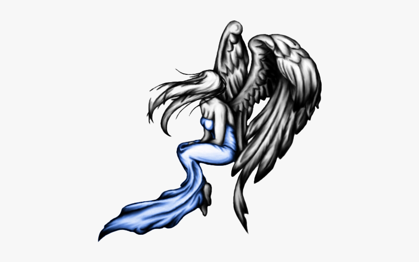 Angel Tattoos Png Free Pic, Transparent Png