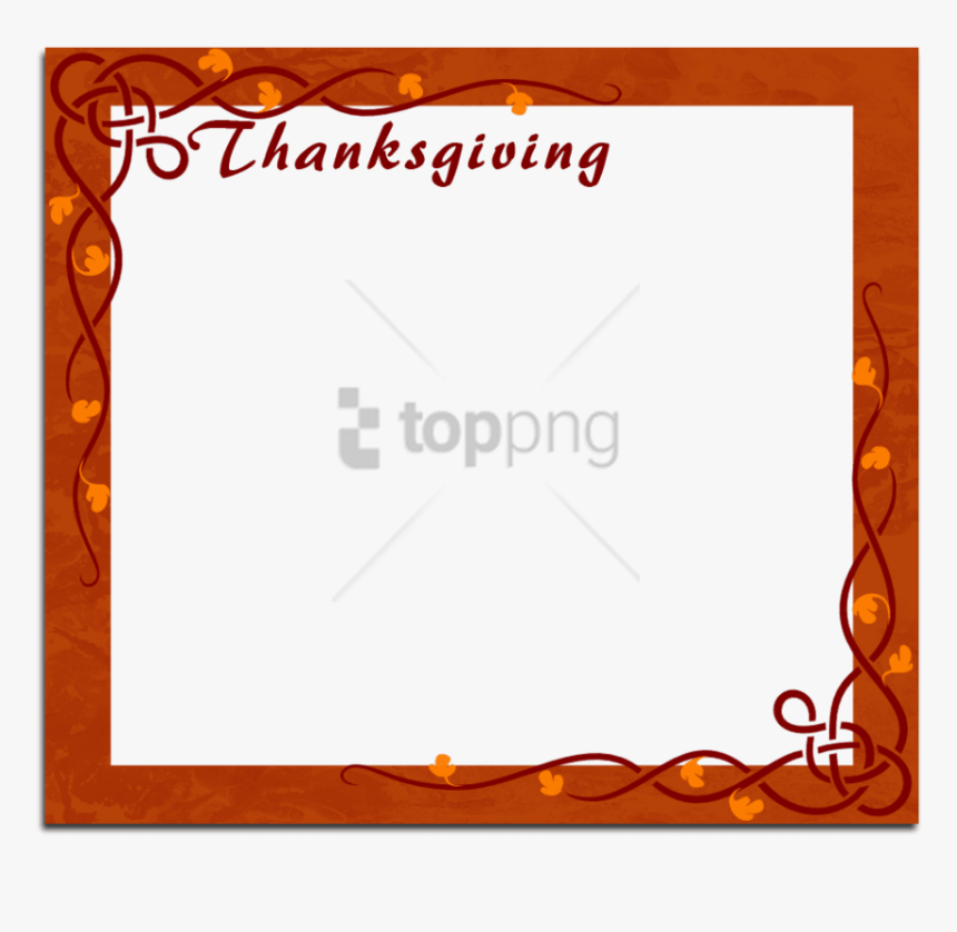 Free Png Download Happy Thanksgiving Picture Frame, Transparent Png