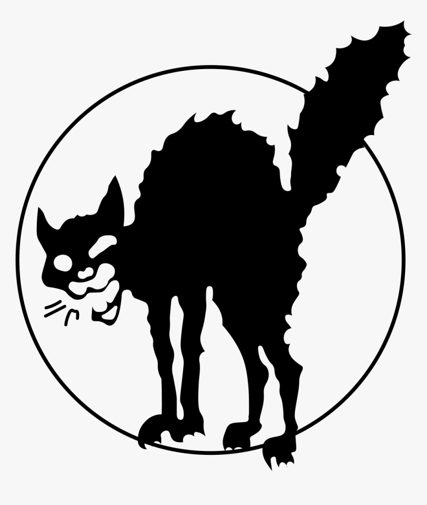 Black Cat Png, Transparent Png