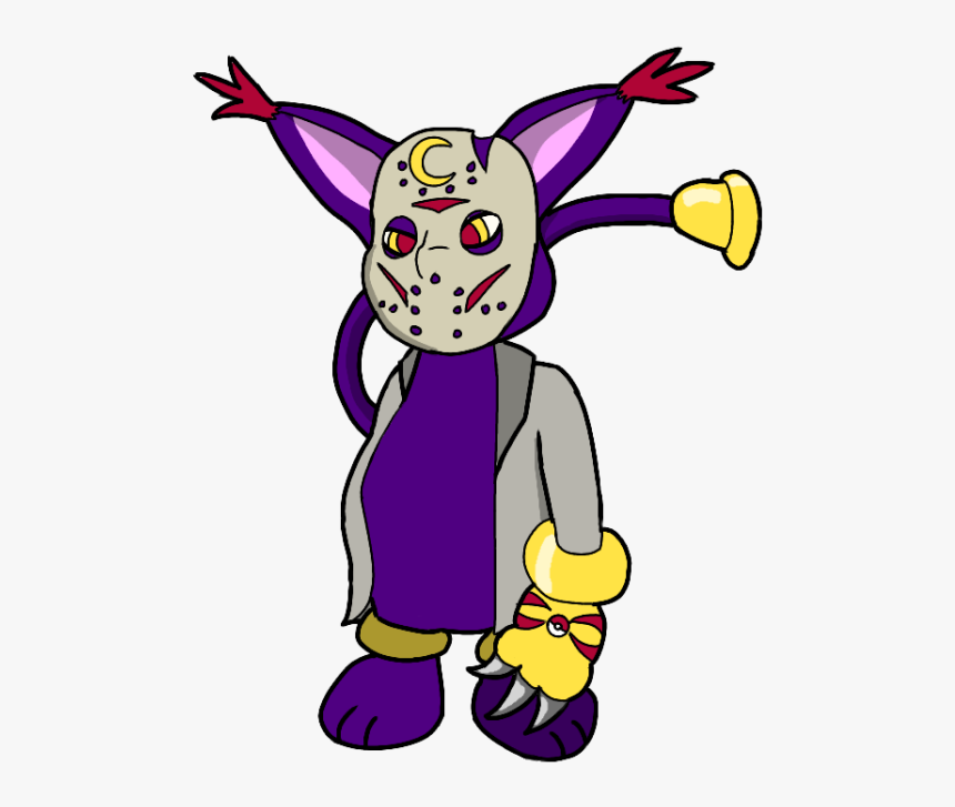 Yes It Is A Fusion Of Bellboyant, Tailmon, And Jason, HD Png Download