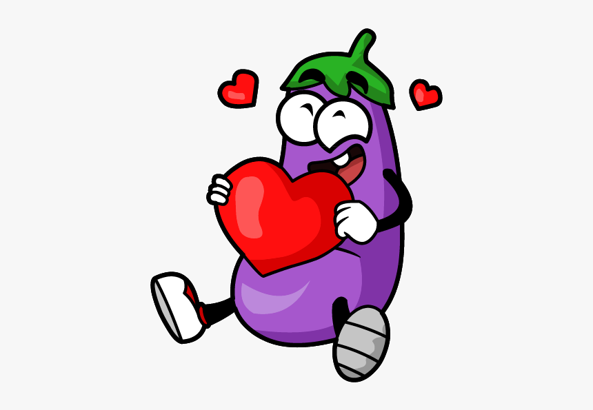 Eggplant Emoji Png, Transparent Png