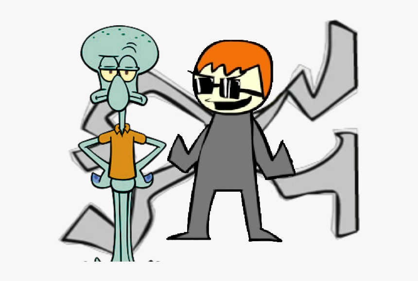 Octagonapus And Squidward, HD Png Download