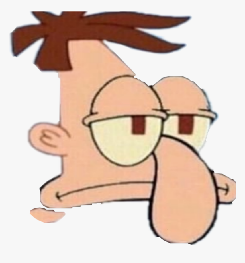 #freetoedit #doofenshmirtz #squidward, HD Png Download