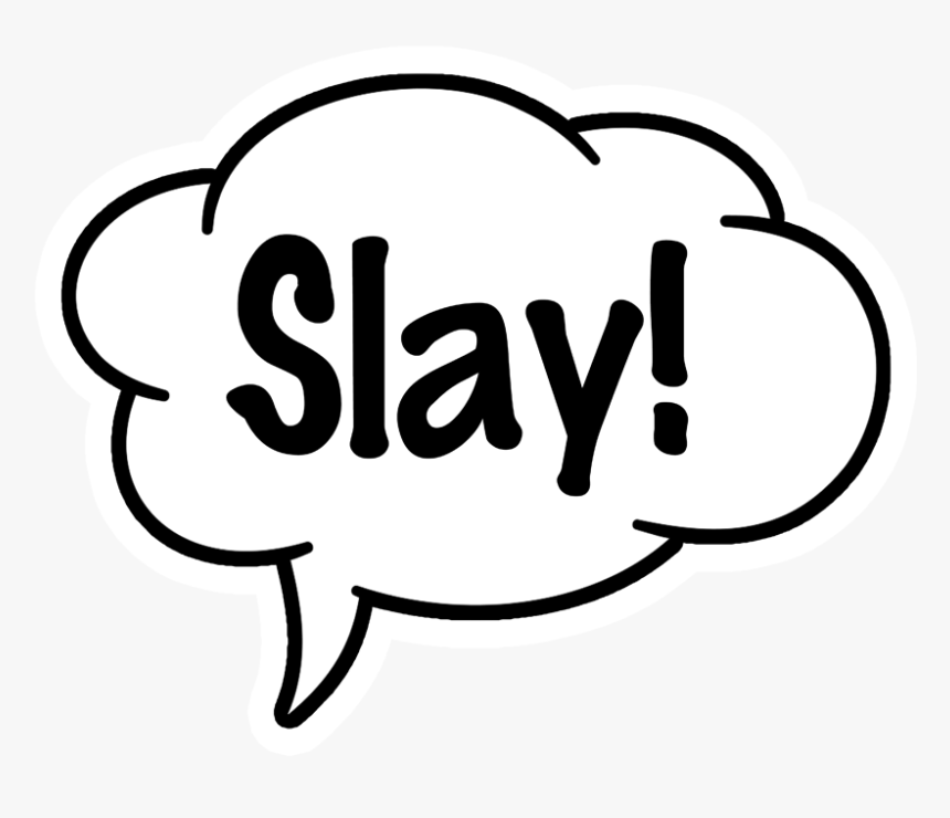 Oversized Word Bubble Slang, HD Png Download