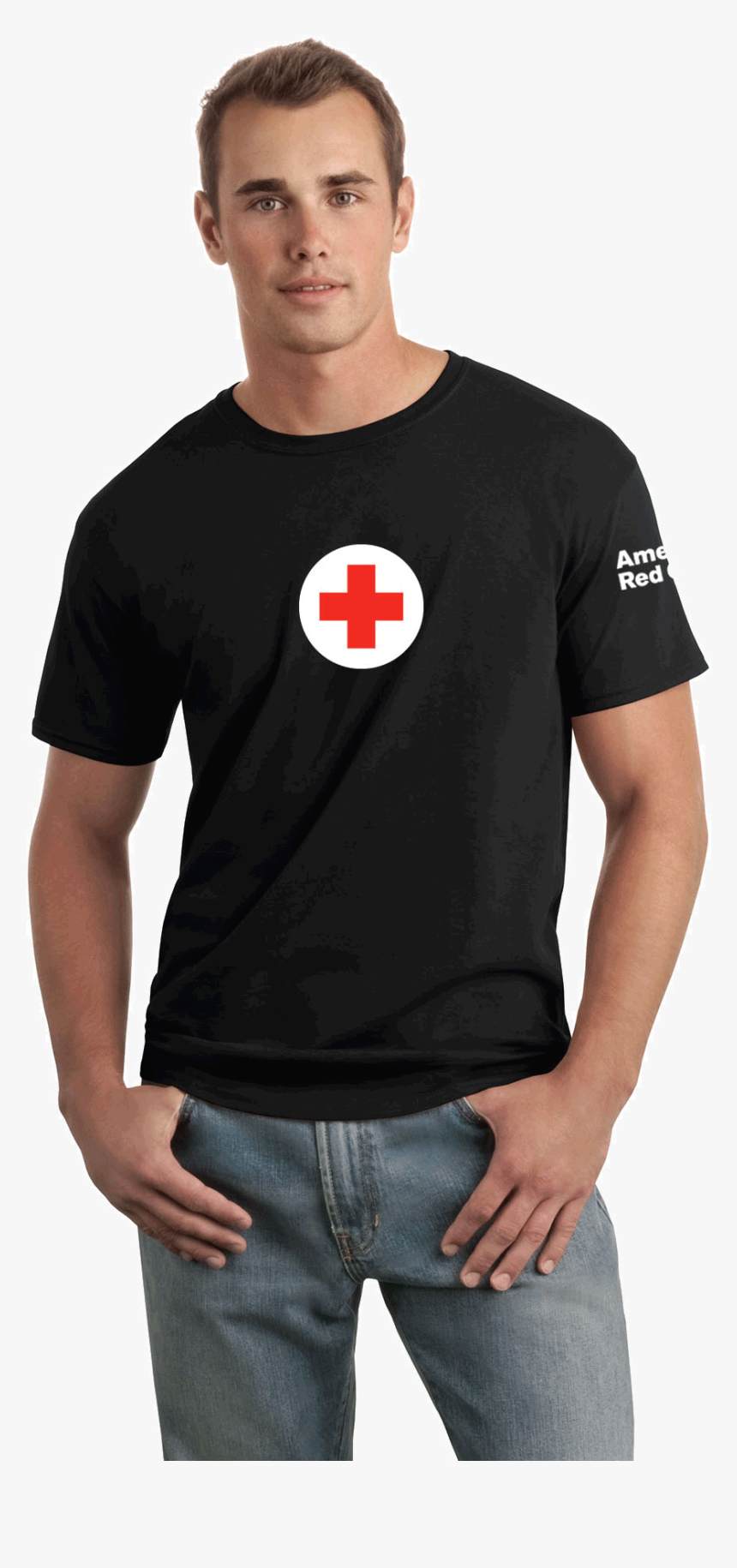 Unisex 100% Cotton Classic T-shirt With American Red, HD Png Download