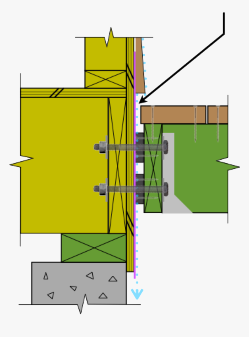 With Deck2wall ® Spacers, HD Png Download