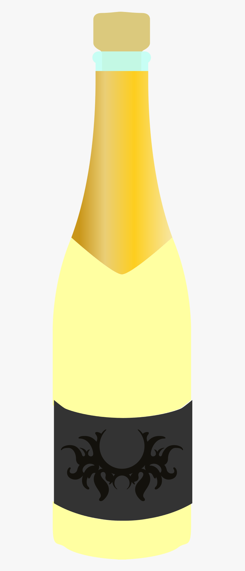 Champagne Bottle Png, Transparent Png