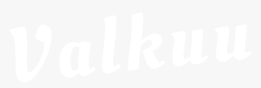 Valkuu Logo White On Transparent, HD Png Download