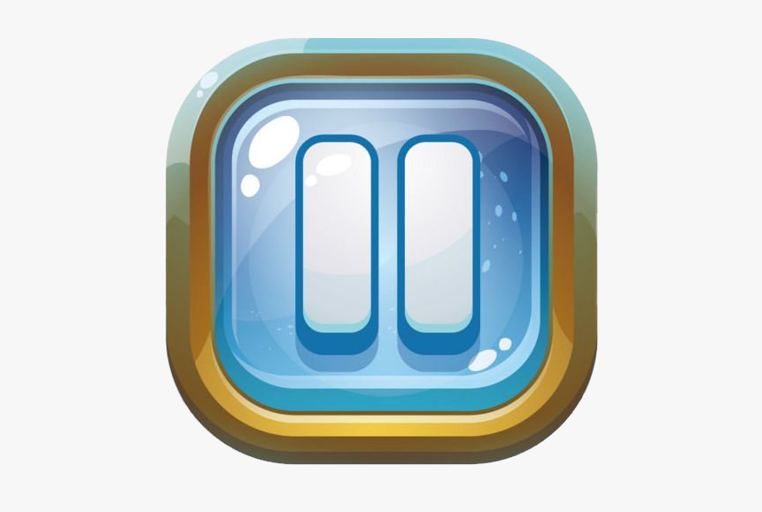 Vector Pause Button Transparent, HD Png Download