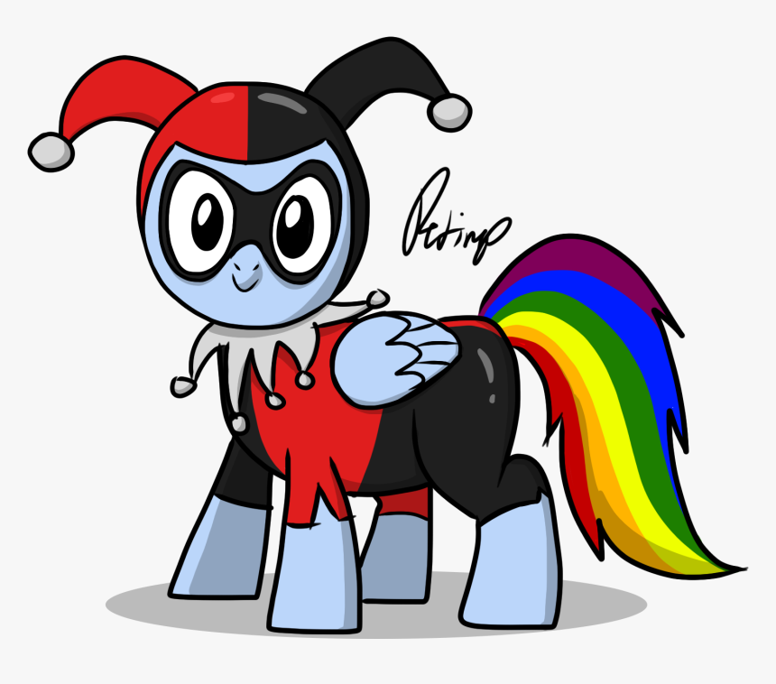 Rainbow Dash Harley-quinn, HD Png Download