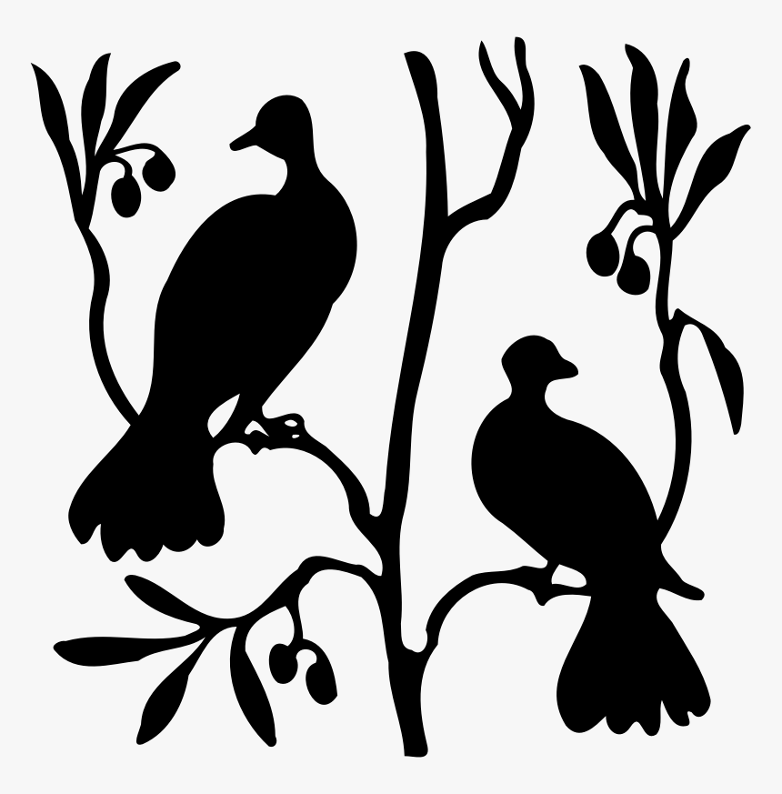 Doves Silhouette, HD Png Download