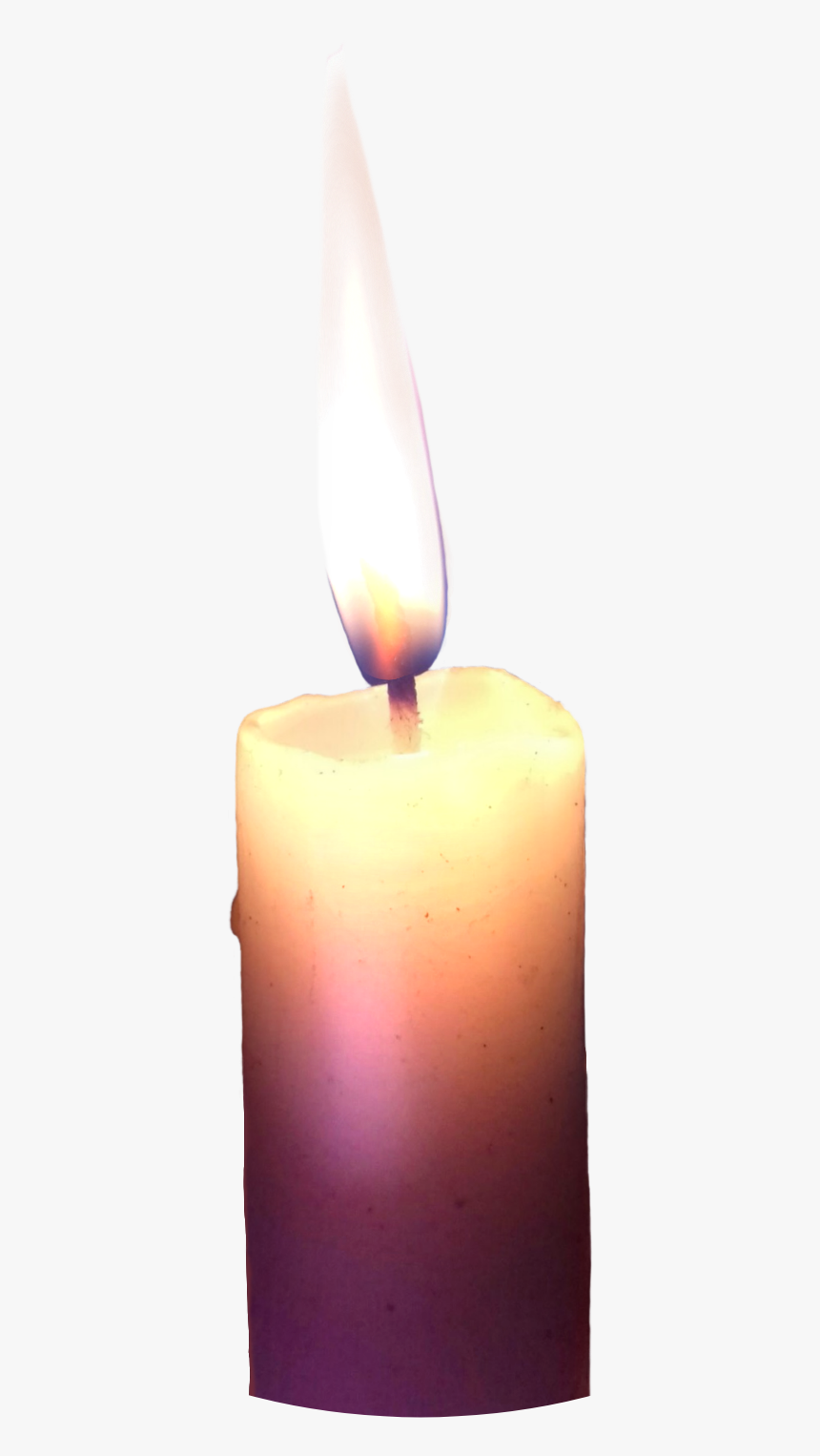 #candle #flame #light #night #real Original Photograph, HD Png Download