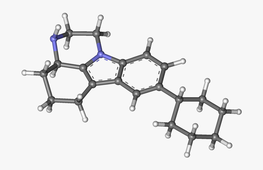 Tetrindole Ball And Stick, HD Png Download