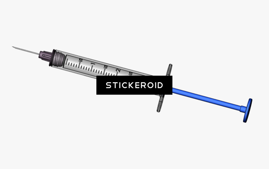 Syringe In Hand, HD Png Download