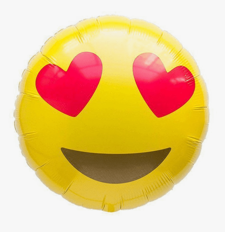 Clearance 45cm Emoji Face & Love Heart Eyes, HD Png Download