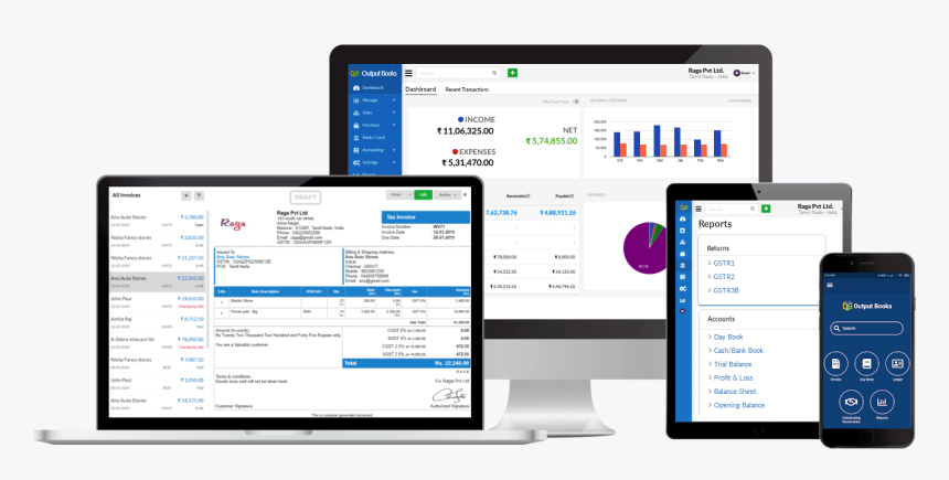 Gst Ready Accounting Software, HD Png Download