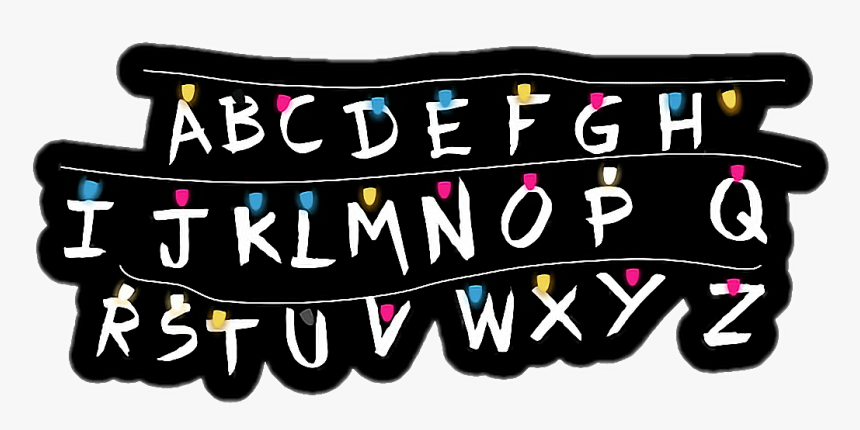 #strangerthings #will #willbyers #alphabet #alfabeto
stranger, HD Png Download