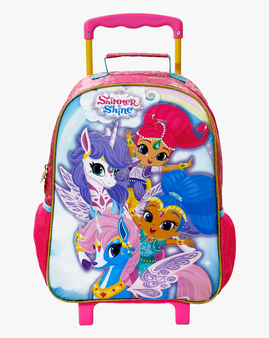 Mala Com Rodas 16 Shimmer & Shine Unicorn , Png Download, Transparent Png