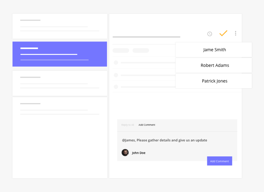 Collaboration With A Team Member Via Internal Comments, HD Png Download