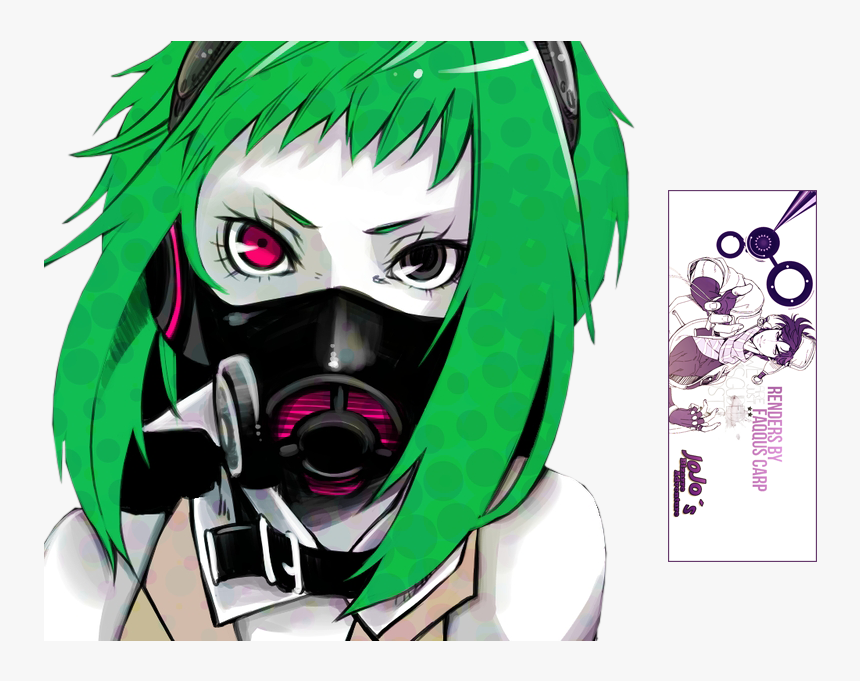 Bigbang27 23 0 Gumi Toxic Mask Render By Faqquscarp, HD Png Download