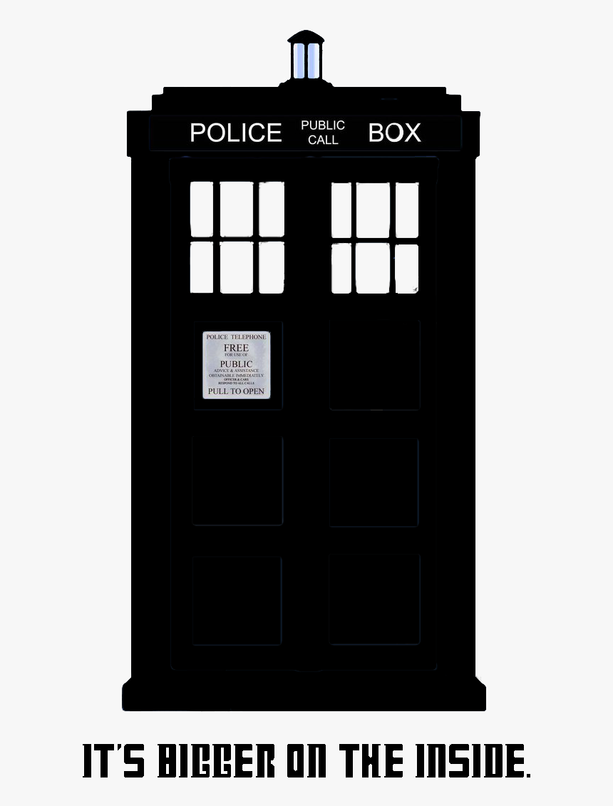 Tardis Silhouette Png, Transparent Png