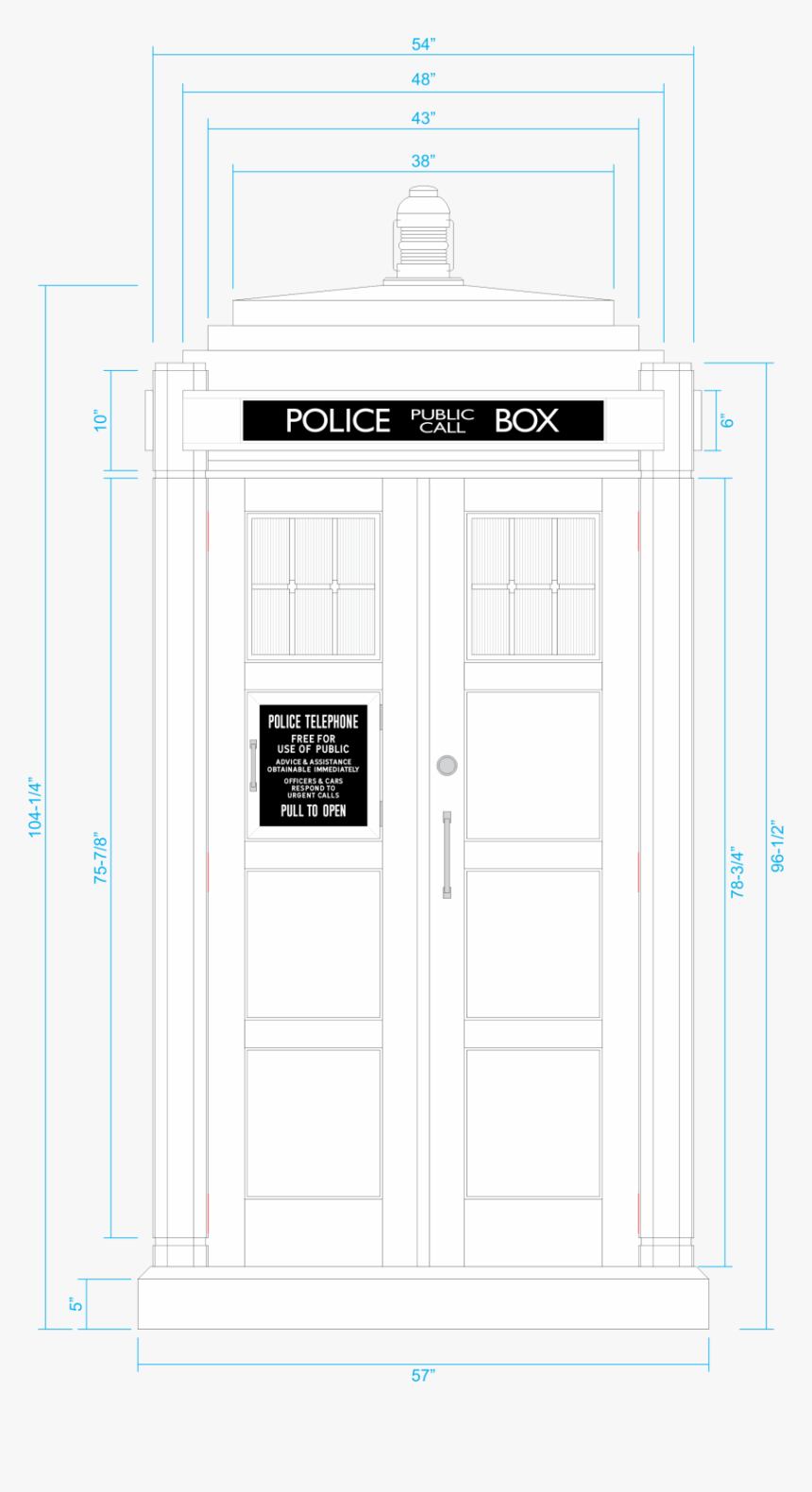 Tardis Png, Transparent Png