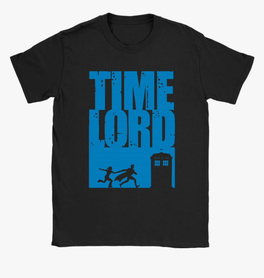 Time Lord Doctor Who Running To The Tardis Shirts, HD Png Download