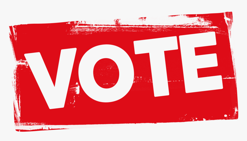 Grunge Vote Label Psd, HD Png Download