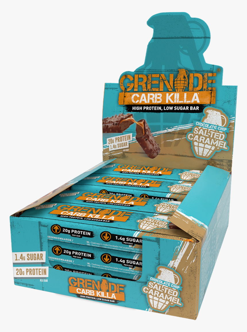 Grenade Carb Killa Bar 12x60g, HD Png Download