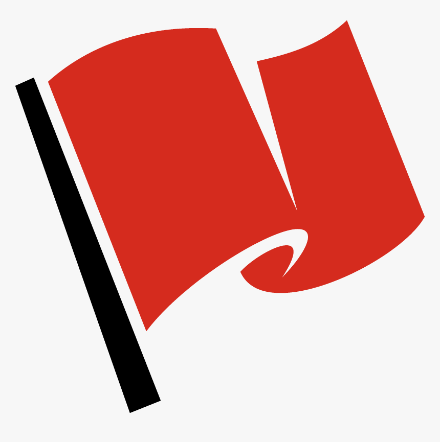 Red Flag Warning Png, Transparent Png